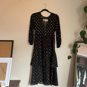 Johnny Was Sheer Midi Dress